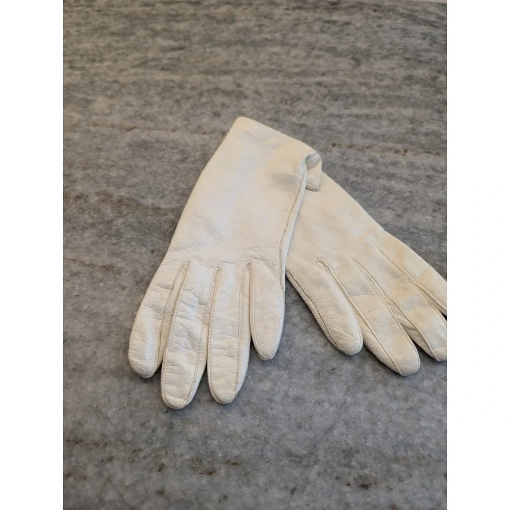 Vintage‎ Womens Gloves, Size 7, White